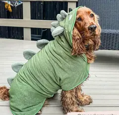 Bademantel Dino