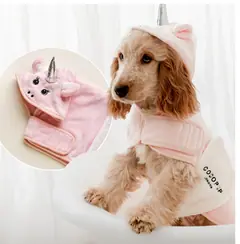 Bademantel Einhorn